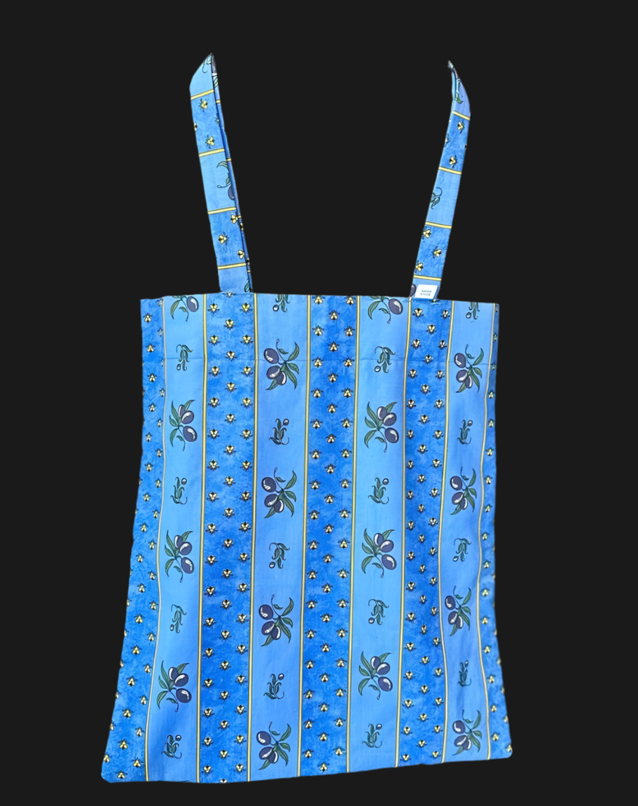Tote Bag en tissu provençal upcyclé